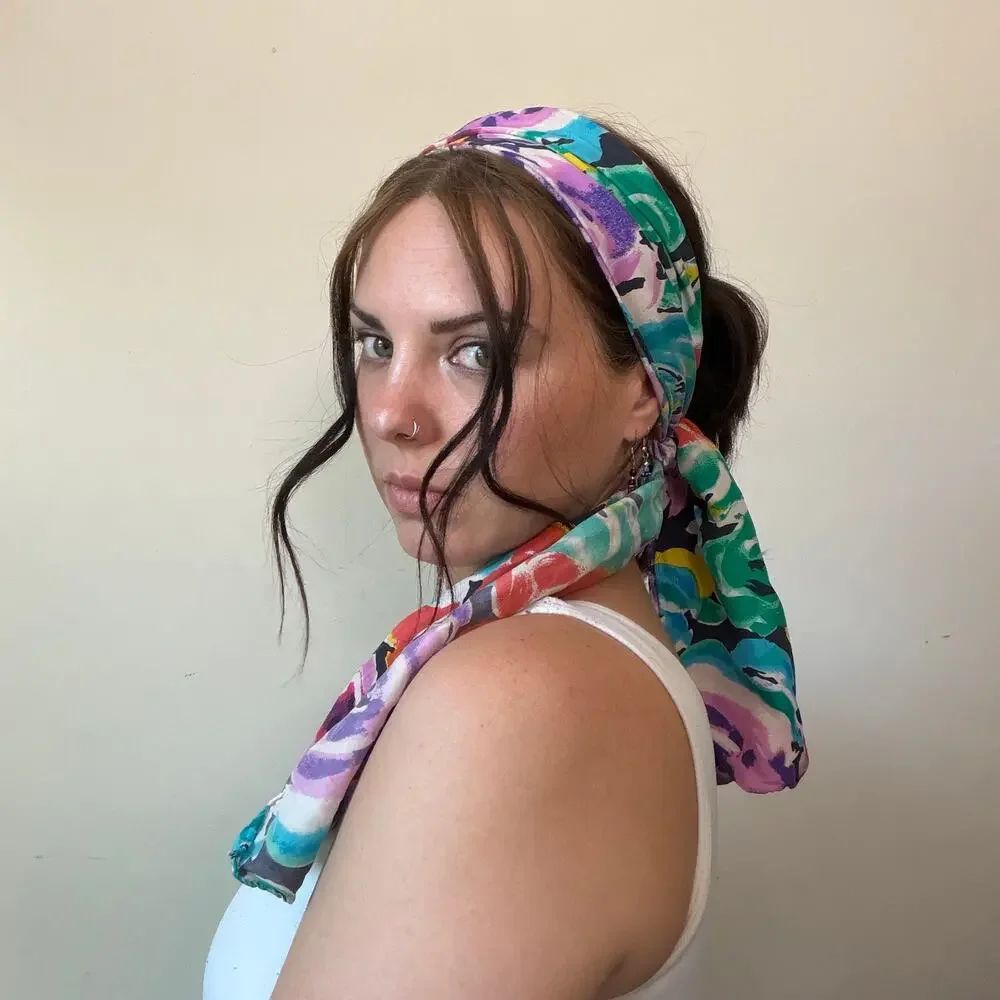 Vintage 80s colorful